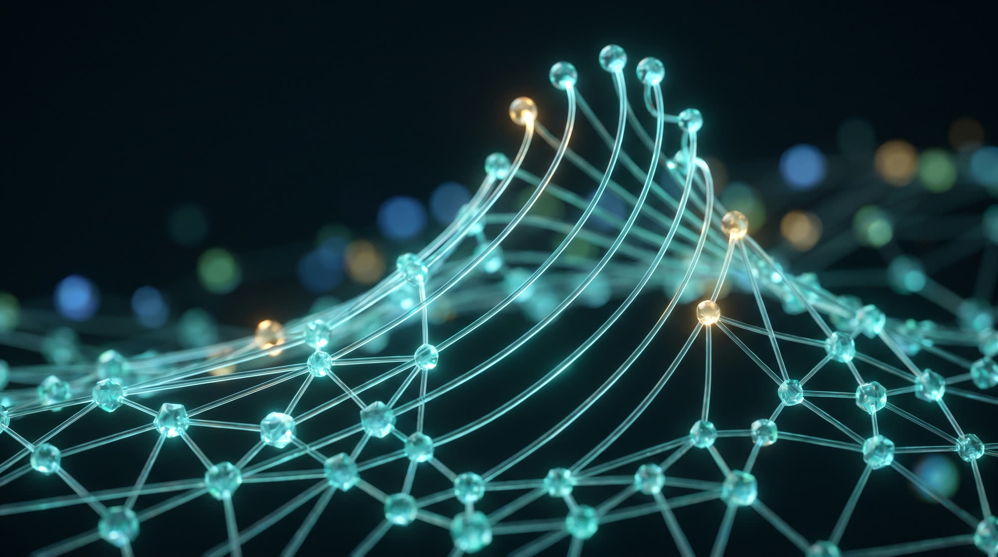 A network of exponential growth